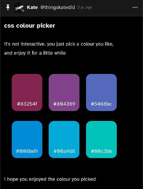 CSS Colour Picker
