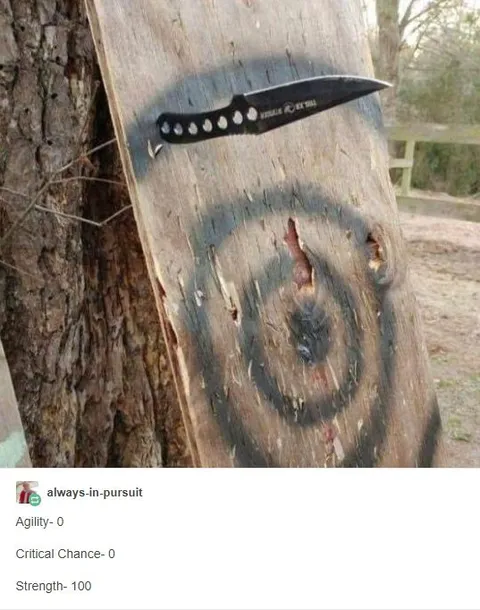 Strength 100, Agility 0