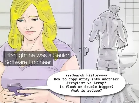 Senior Software Engineer Search History