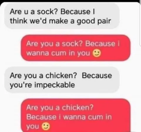 Sock Pickup Line Gone Wrong