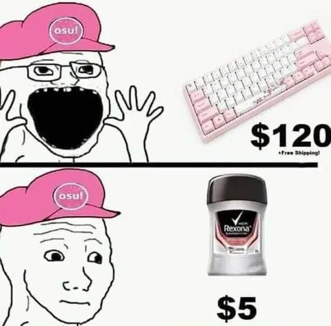 Osu Keyboard Versus Rexona