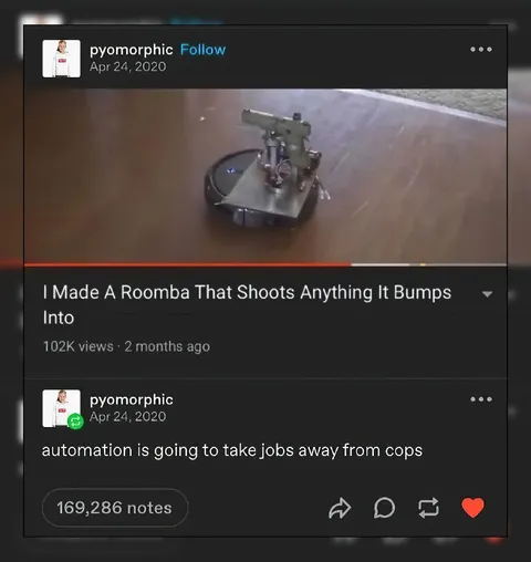 Roomba Takes Police Jobs