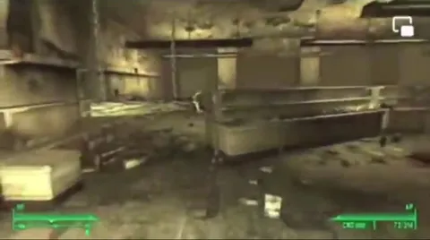 Когда наступил на мину в Fallout
