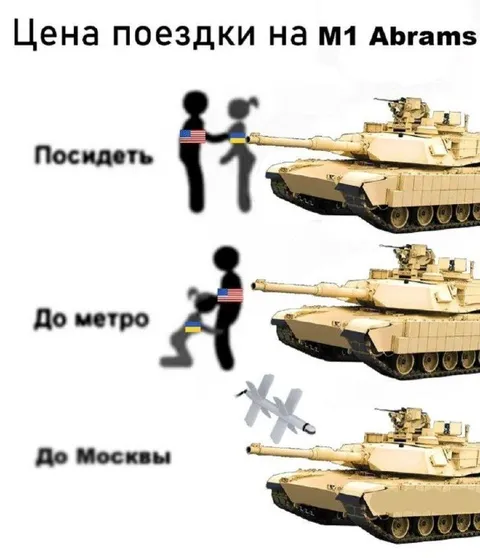 Цена поездки на M1 Abrams