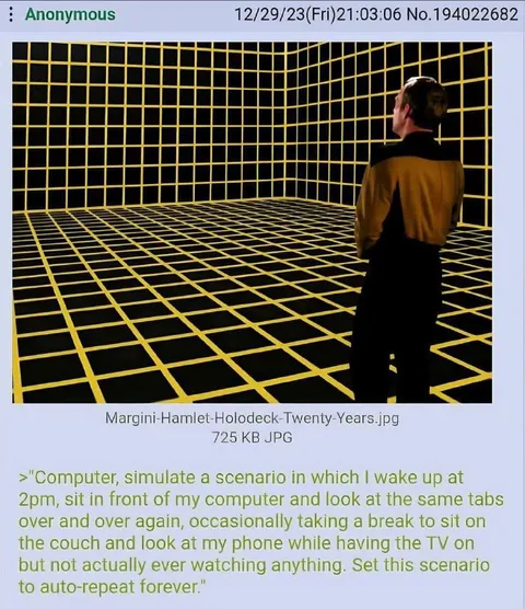 Holodeck Endless Screen Time
