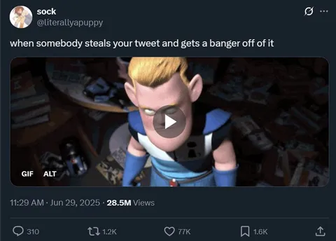 When Someone Steals Your Tweet