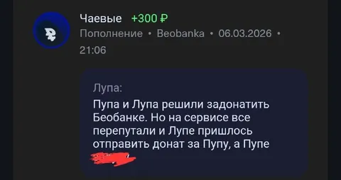Лупа и Пупа перепутали донаты