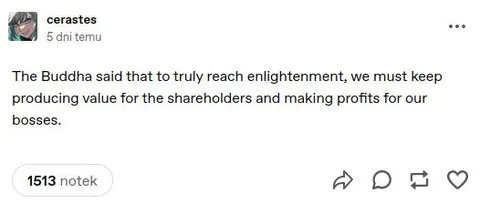 Buddha and Shareholder Profits