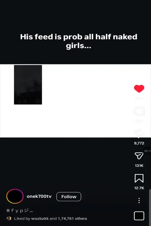 His Feed Is Half Naked Girls