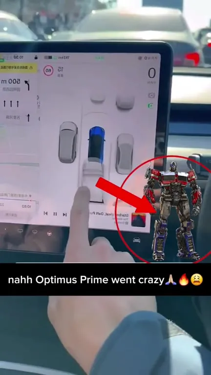 Optimus Prime Takes Over Autopilot