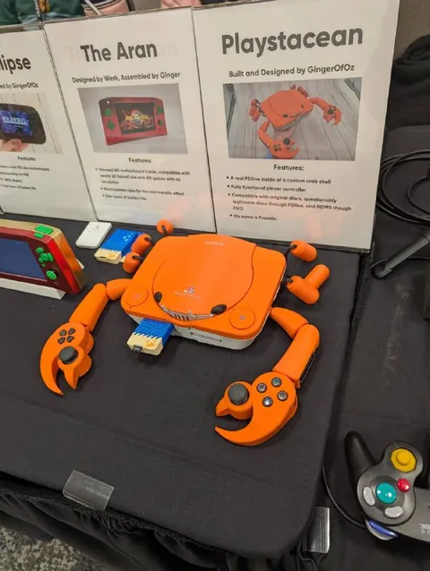 Playstacean Crab PlayStation