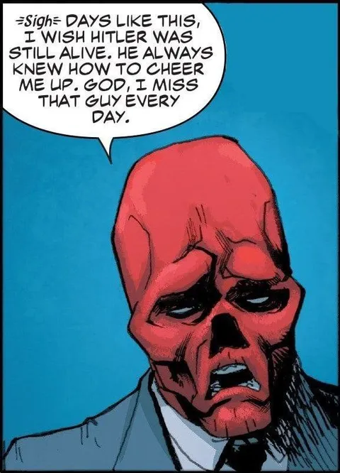Red Skull Misses Hitler