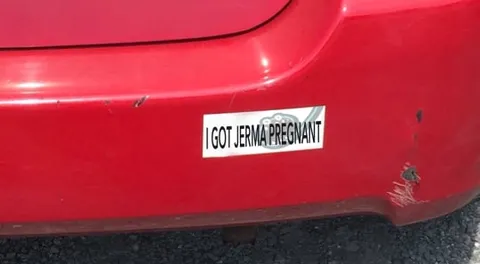 I Got Jerma Pregnant Sticker