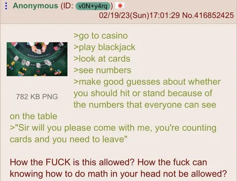 Counting Cards at the Casino