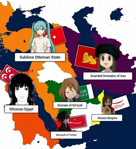Ottoman Middle East Map