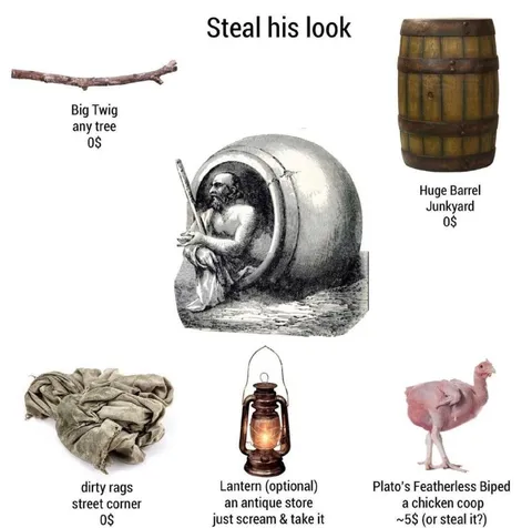 Steal Diogenes' Look