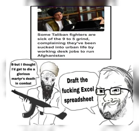 Taliban Fighter Drafts Excel
