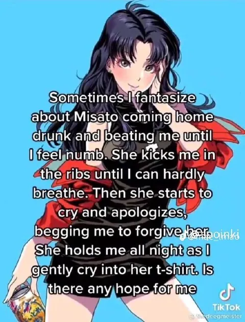Misato Drunk Comfort Fantasy