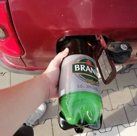 Pivo místo benzínu