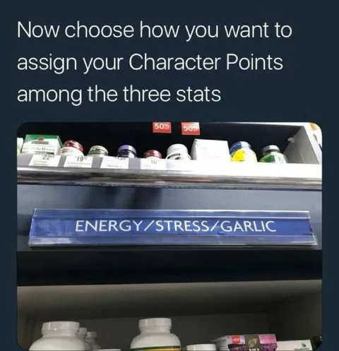 Energy Stress Garlic Stats