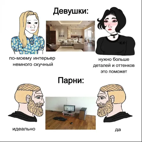 Девушки и парни о дизайне