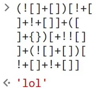 JavaScript lol moment