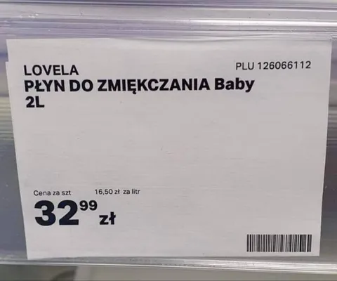 Płyn do zmiękczania Baby