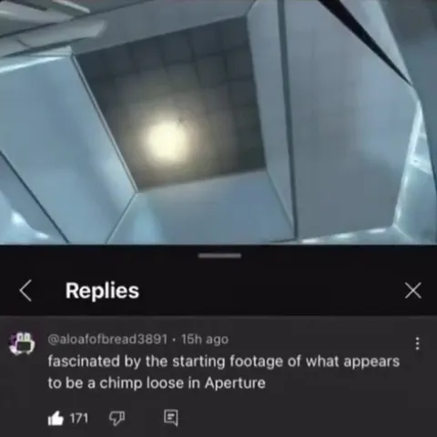Chimp Loose in Aperture