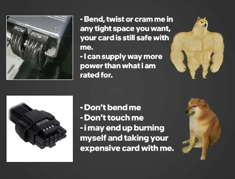 Buff Doge Versus Cheems Power Cables