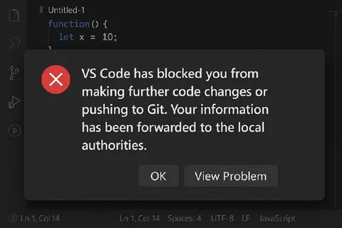 VS Code Reports You to Authorities