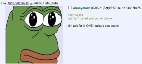 One Realistic Sex Scene