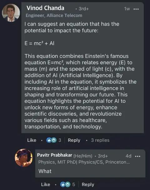 E Equals MC Squared Plus AI