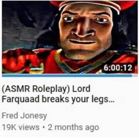 Lord Farquaad Breaks Your Legs