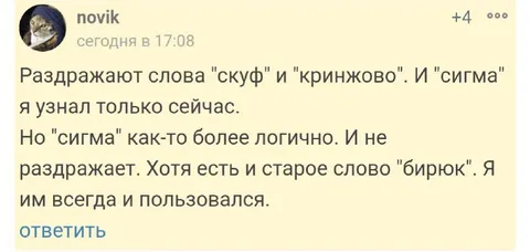 Сигма логичнее бирюка