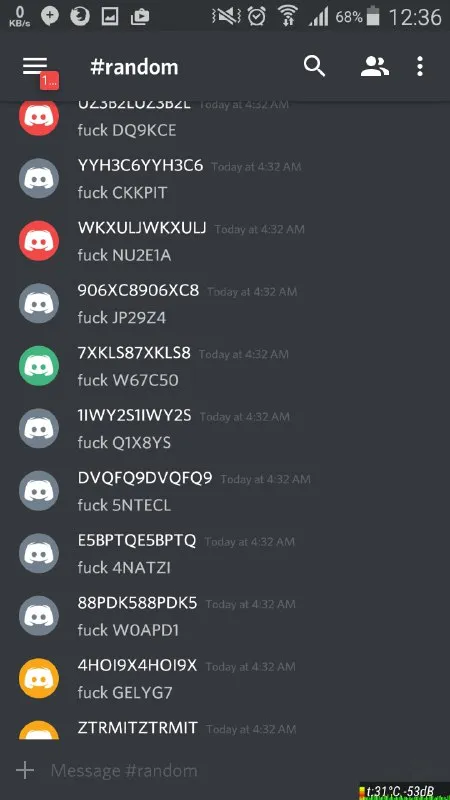 Discord Spam Makes No Sense