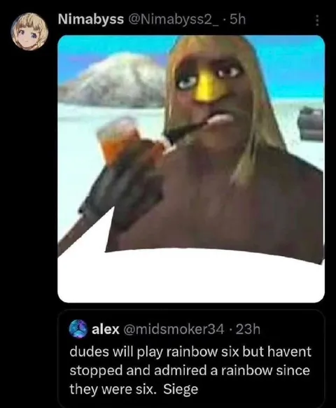 Rainbow Six Players Admire Rainbows
