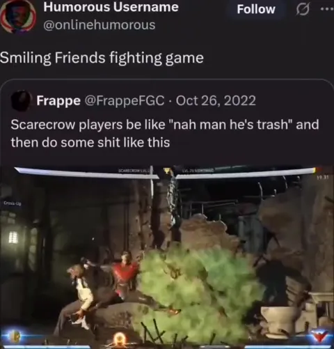 Scarecrow Fighting Game Combo