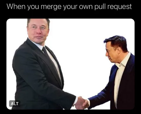 When You Merge Your Own Pull Request