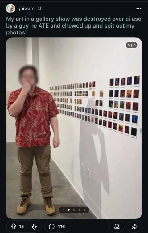 AI Destroyed My Gallery Art