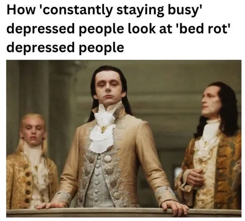 Busy People Judge Bed Rot