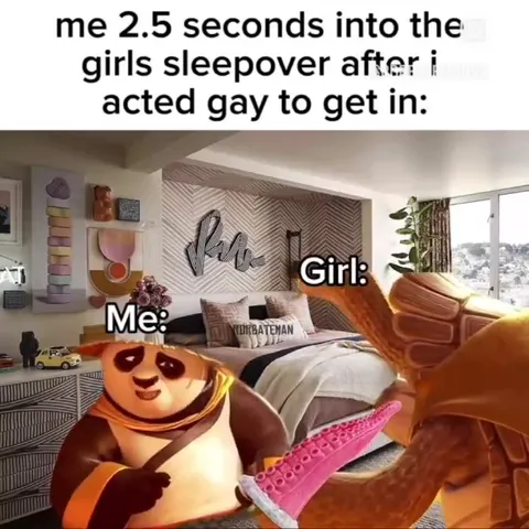 Girls Sleepover After Acting Gay