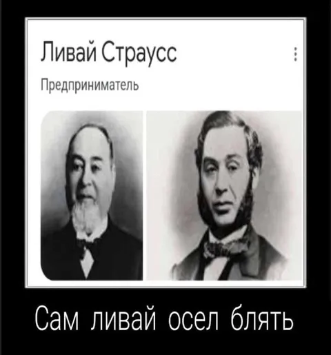 Ливай Страусс и осёл