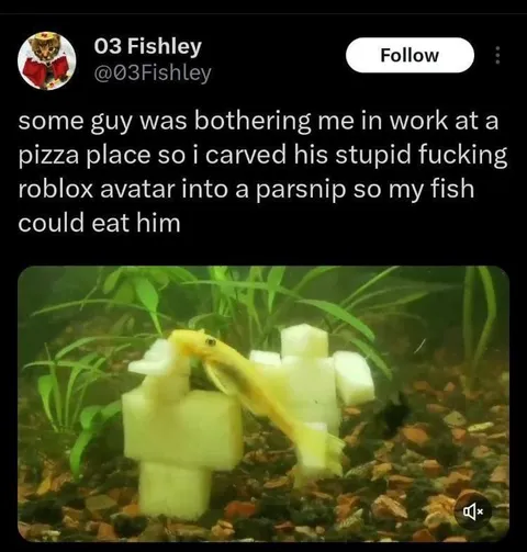 Fish Eats Roblox Avatar Parsnip