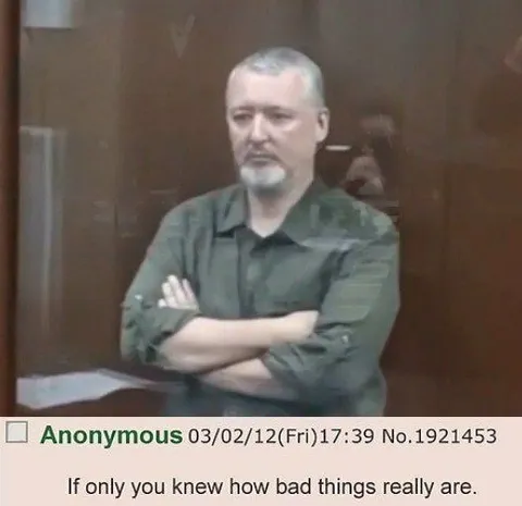 If Only You Knew How Bad Things Are