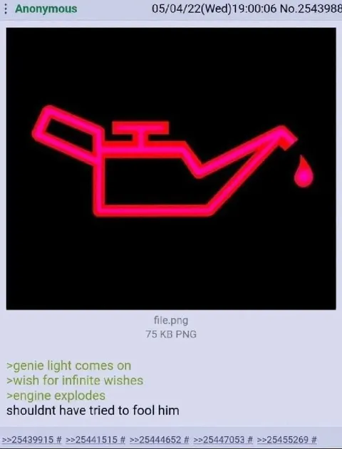 Infinite Wishes Engine Explodes