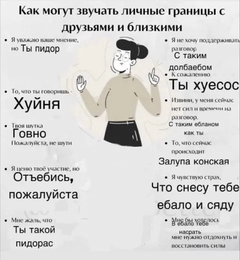 Личные границы с близкими