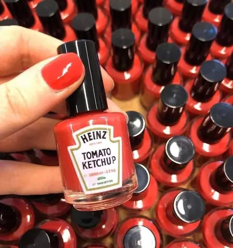 Heinz Tomato Ketchup Nail Polish