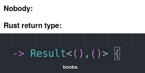 Rust Return Type Boobs