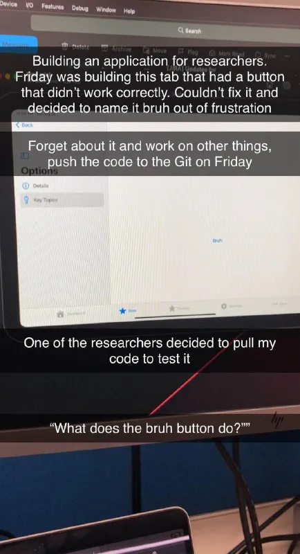 The Bruh Button
