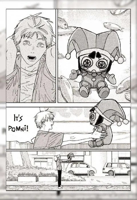 It's Pomni manga rescue